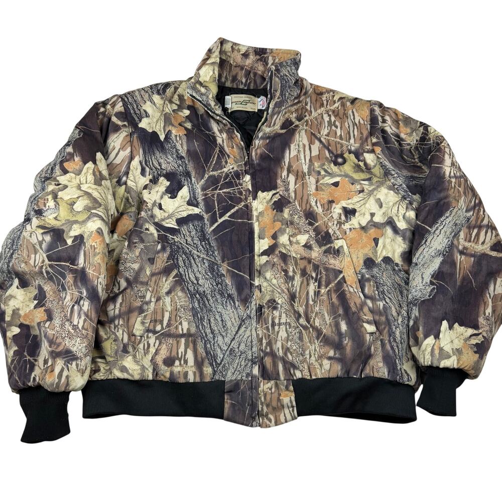 Vintage Johnson Garment Camo Hunting Jacket 2XL